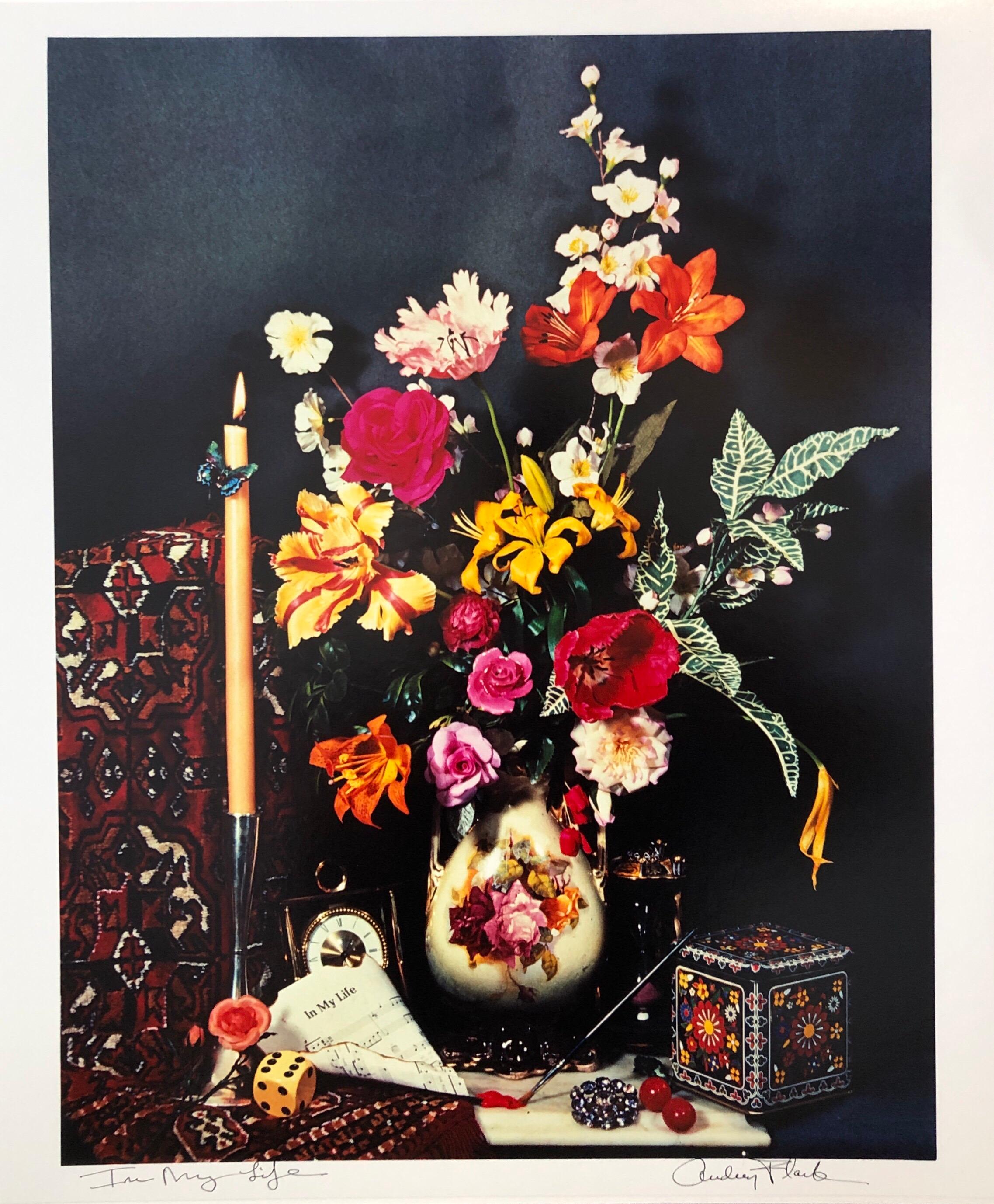 Impression par transfert de photographie en couleur vintage Pop Art « In My Life » d'Audrey Flack en vente 1