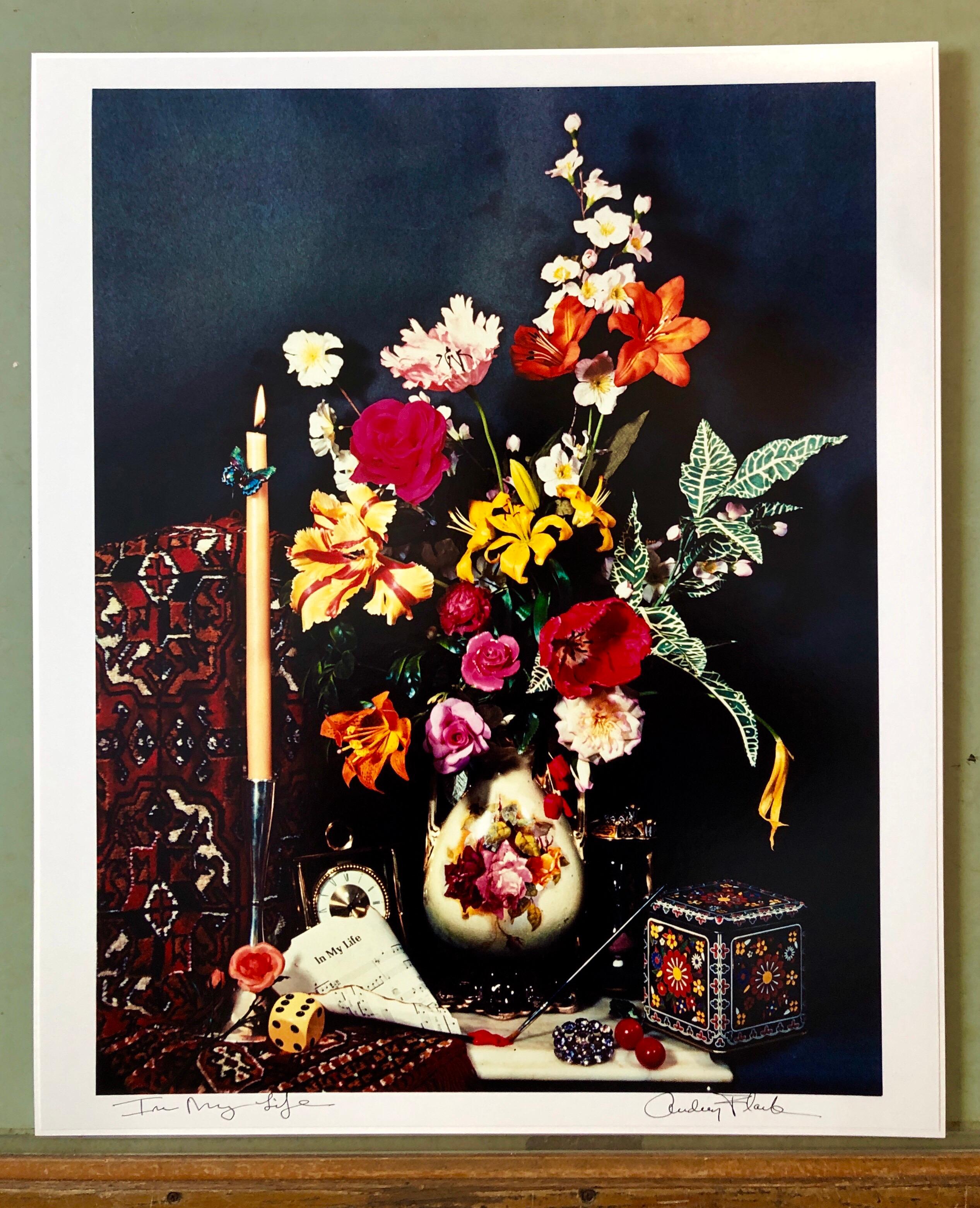 Impression par transfert de photographie en couleur vintage Pop Art « In My Life » d'Audrey Flack en vente 6