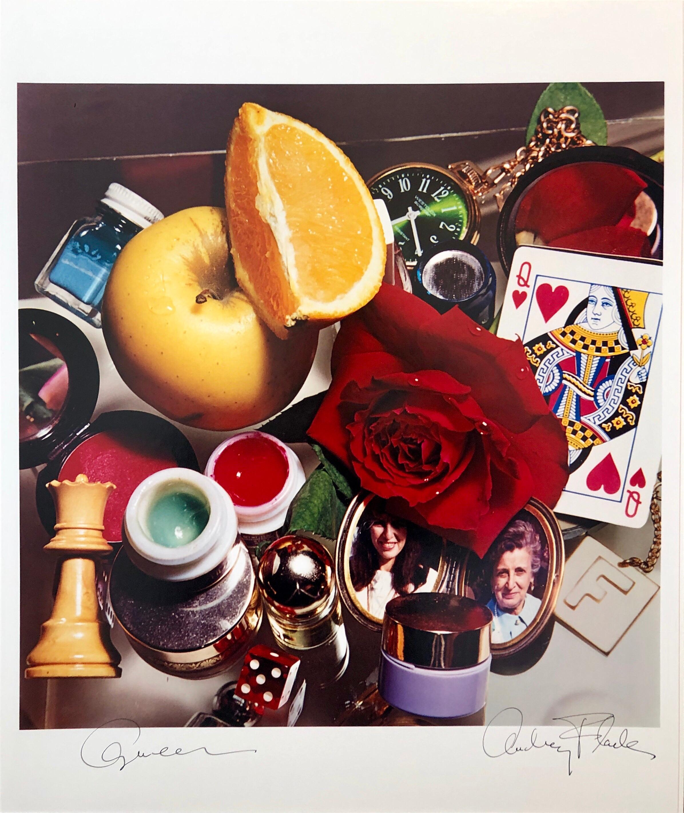 Impression par transfert de photographies couleur vintage Pop Art « Reine » par Audrey Flack 1