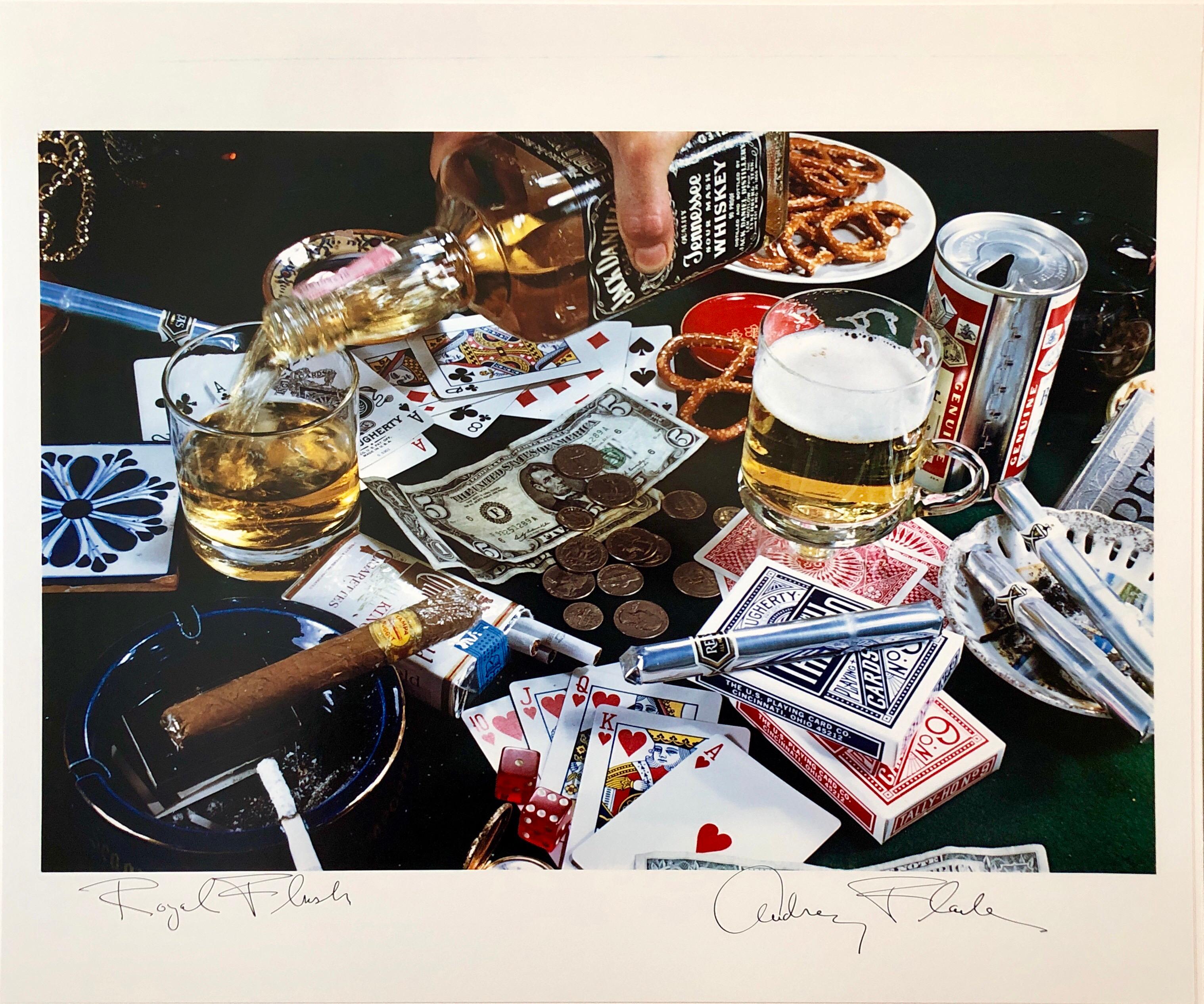 Vintage-Farbfotografie-Dynastie-Transferdruck „Royal Flush“ Audrey Flack, Pop Art im Angebot 1