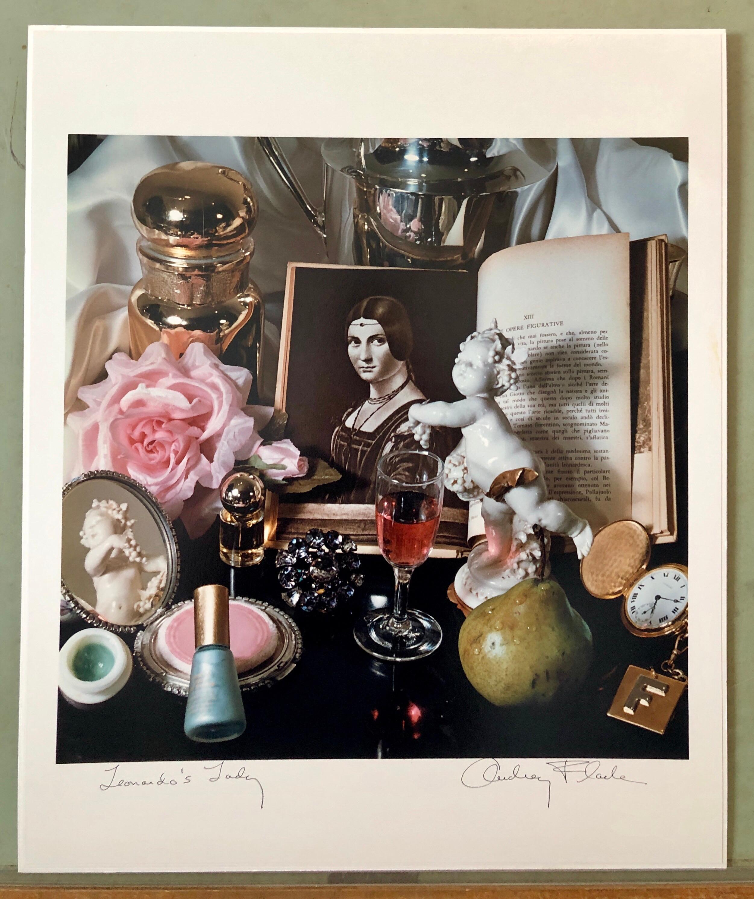 Vintage-Fotodruck mit Farbdruck „Leonardo's Lady“ Audrey Flack, Pop-Art im Angebot 10