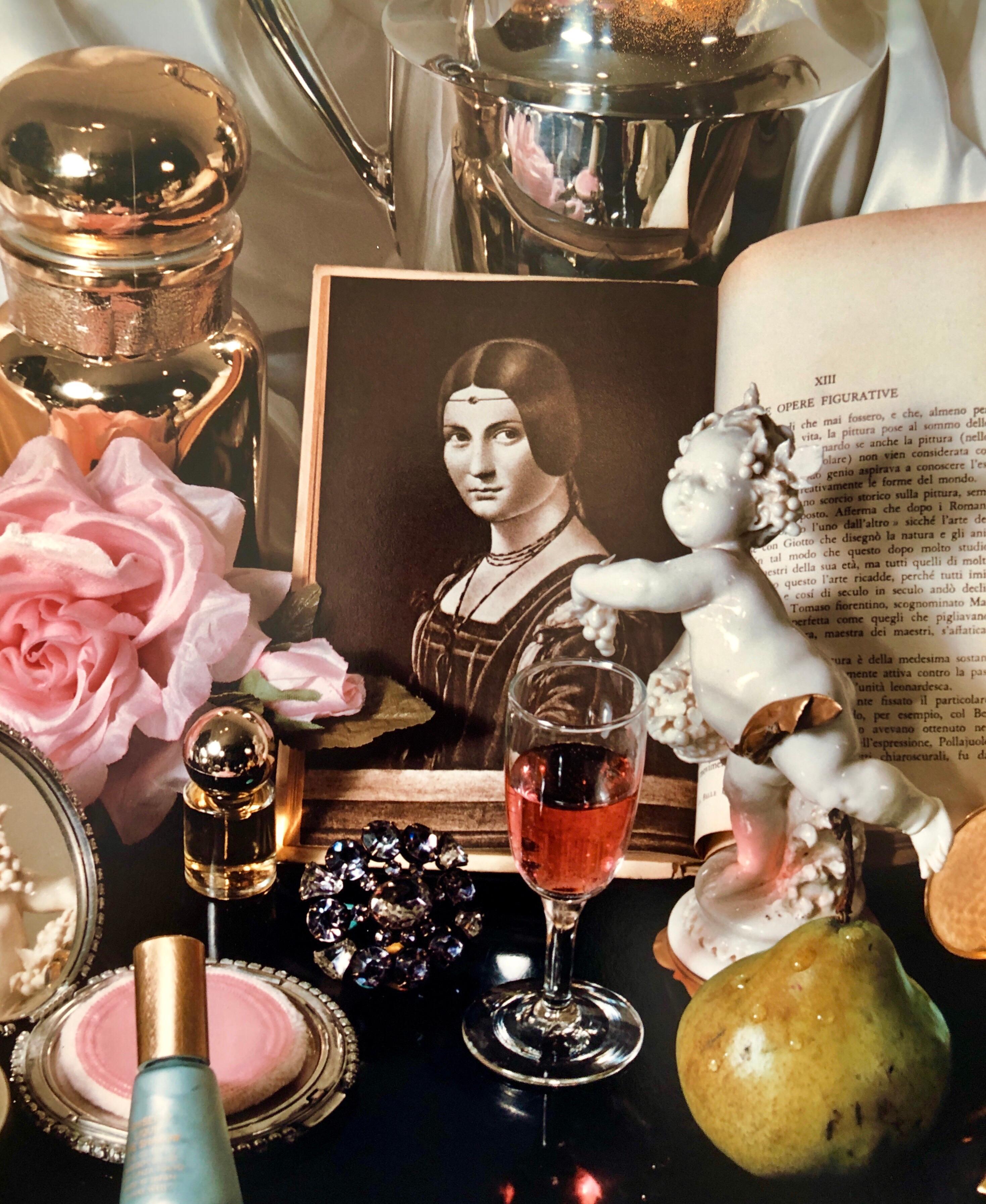 Vintage-Fotodruck mit Farbdruck „Leonardo's Lady“ Audrey Flack, Pop-Art im Angebot 4