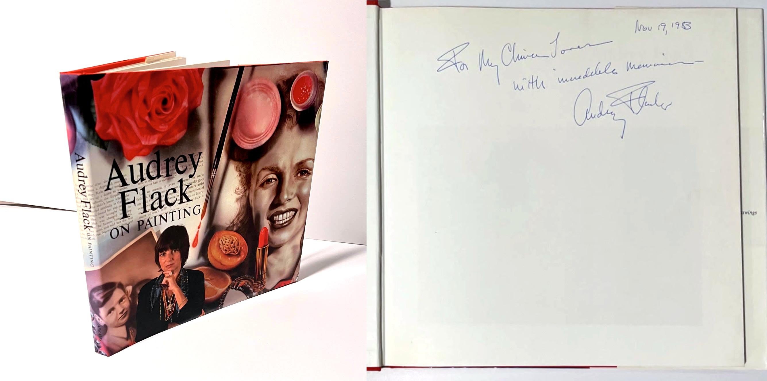 Audrey Flack On Painting (hand signed, dated and inscribed by Audrey Flack)