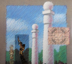 Celebrando el arte del orgullo cívico, cartel fotorrealista de Audrey Flack