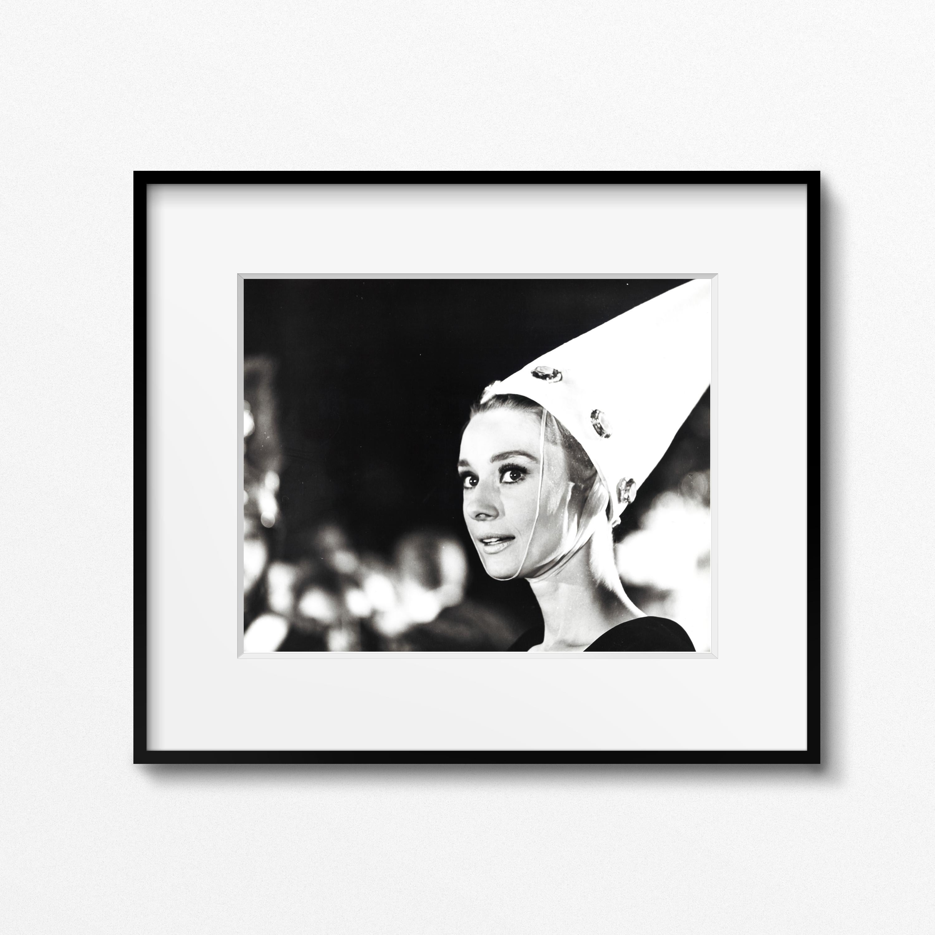 From the Personal collection of Audrey Hepburn, Christie's, September 2017
Audrey Hepburn on the set of 'Paris When it Sizzles,' Paris, 1962 by Vincent Rossell
Vintage gelatin silver print
Photographer's credit stamp, Audrey Hepburn collection