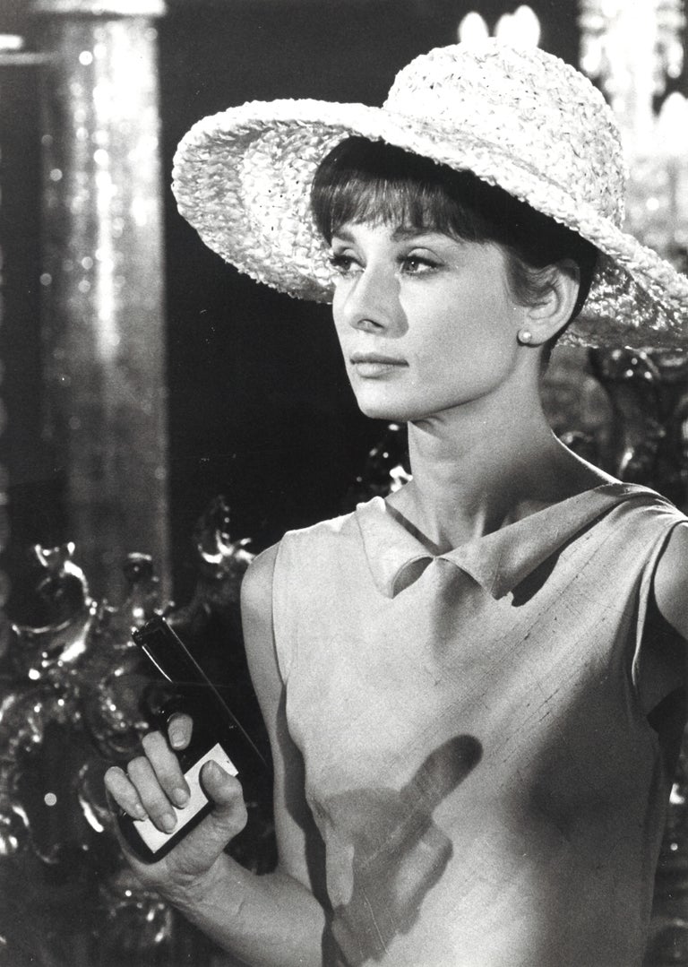 Audrey Hepburn, Original Vintage Photograph by Vincent Rossell, Paris