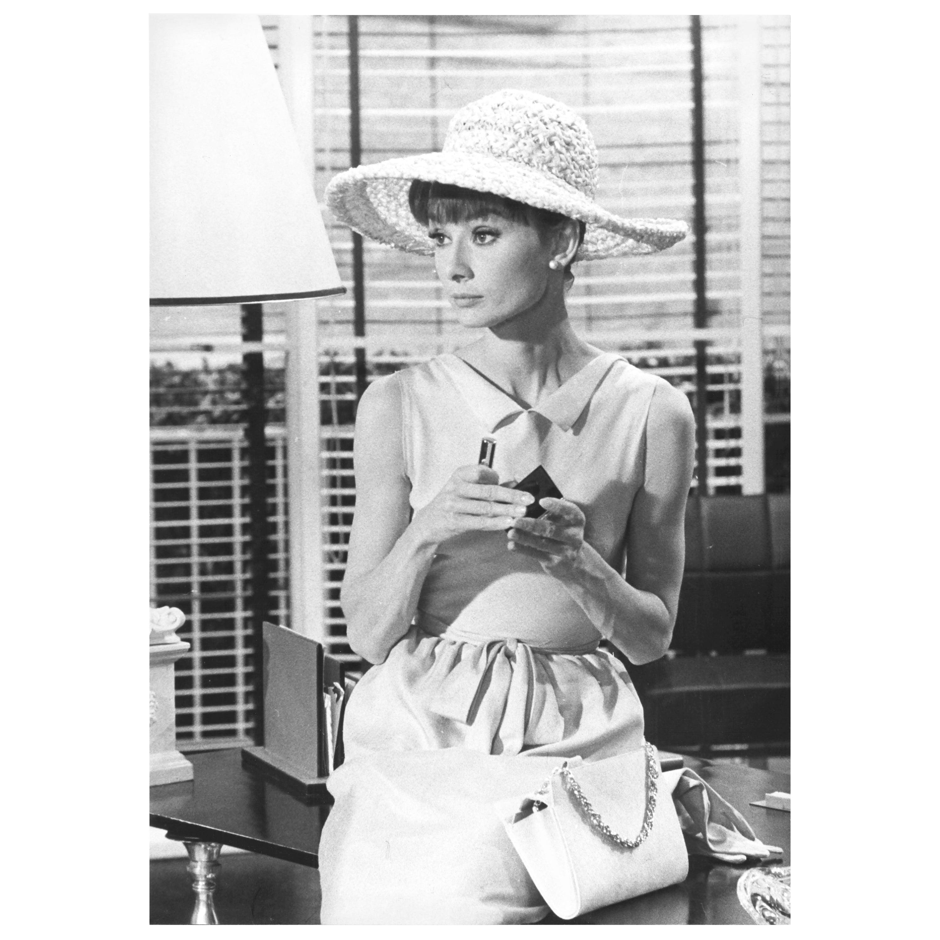 Audrey Hepburn, Original Vintage Photograph by Vincent Rossell, Paris, 1962