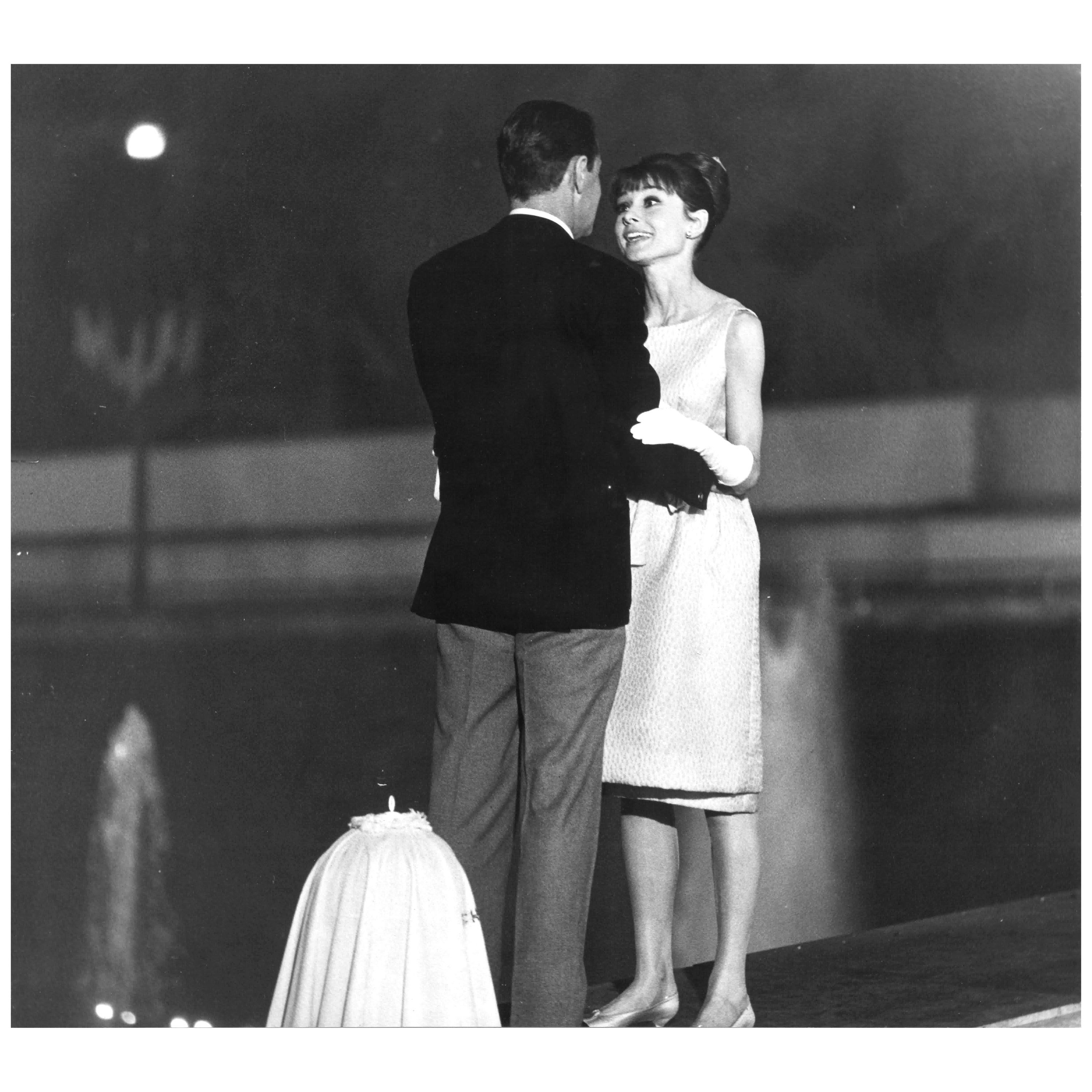 Audrey Hepburn, Original Vintage Photograph by Vincent Rossell, Paris, 1962 For Sale