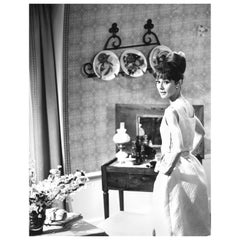 Audrey Hepburn, Original Vintage Photograph by Vincent Rossell, Paris, 1962