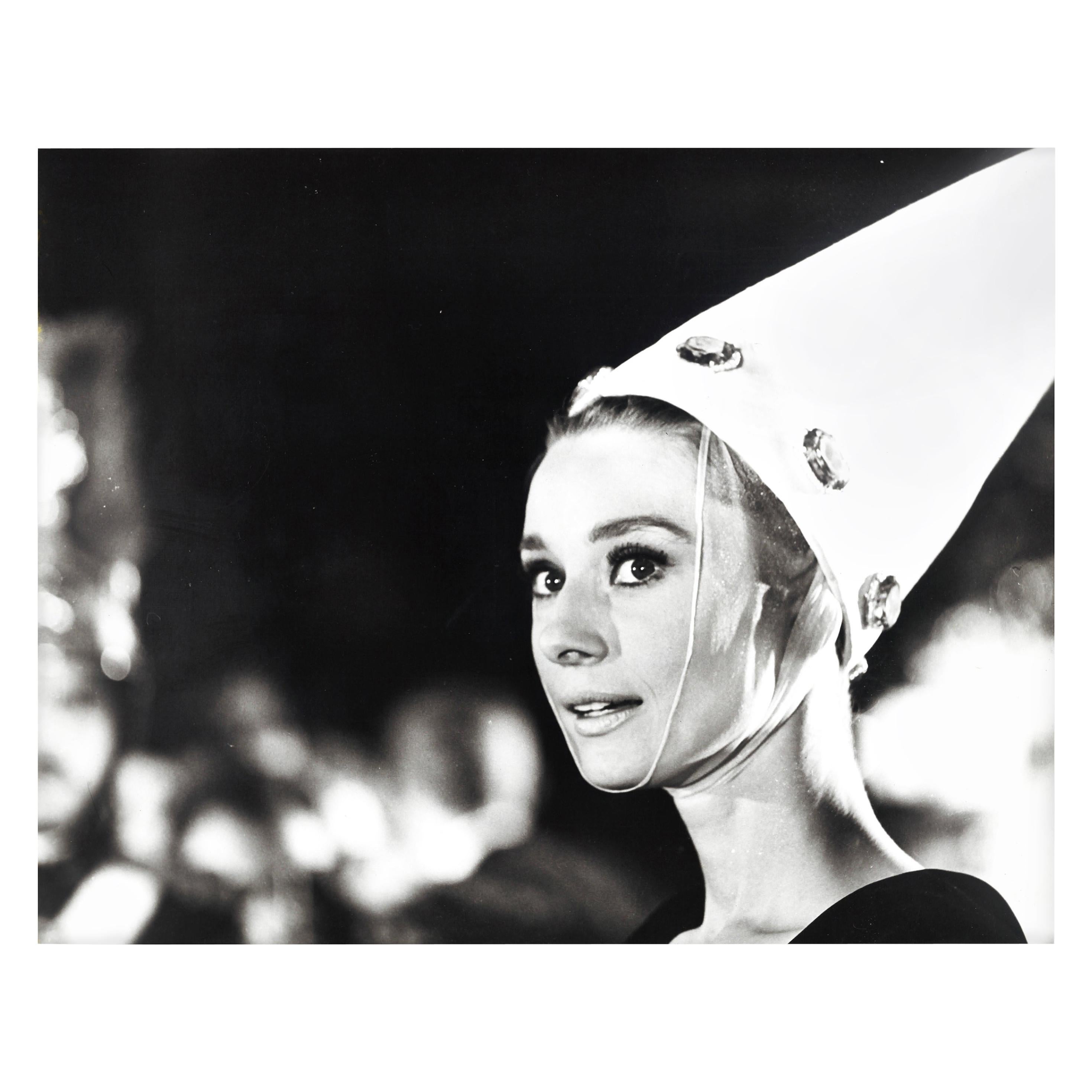 Audrey Hepburn, Original Vintage Photograph by Vincent Rossell, Paris, 1962 For Sale