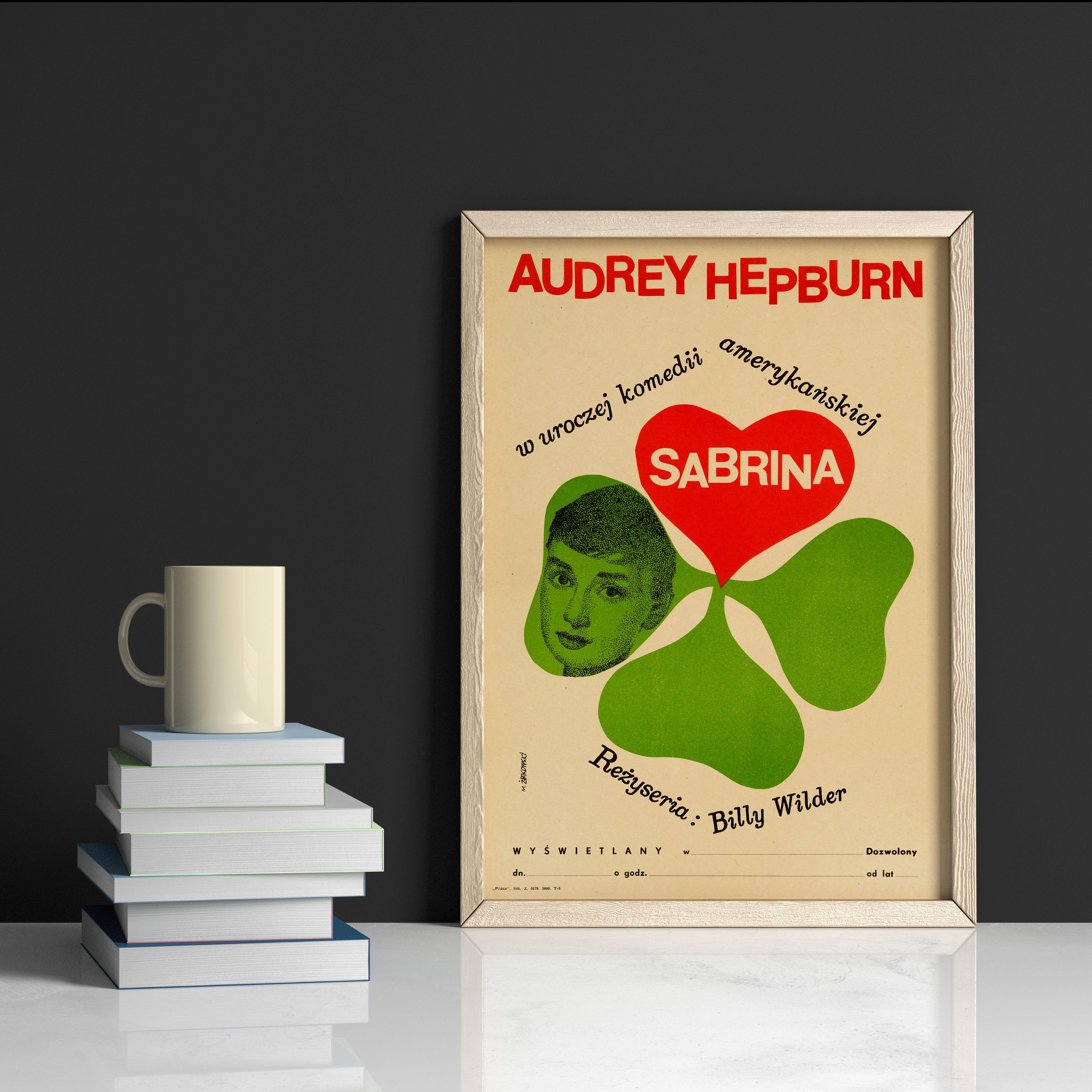 audrey hepburn sabrina movie poster