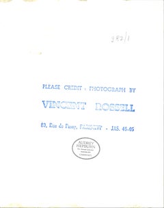 From the Personal Collection of Audrey Hepburn, Photo by Vincent Rossell, 1962