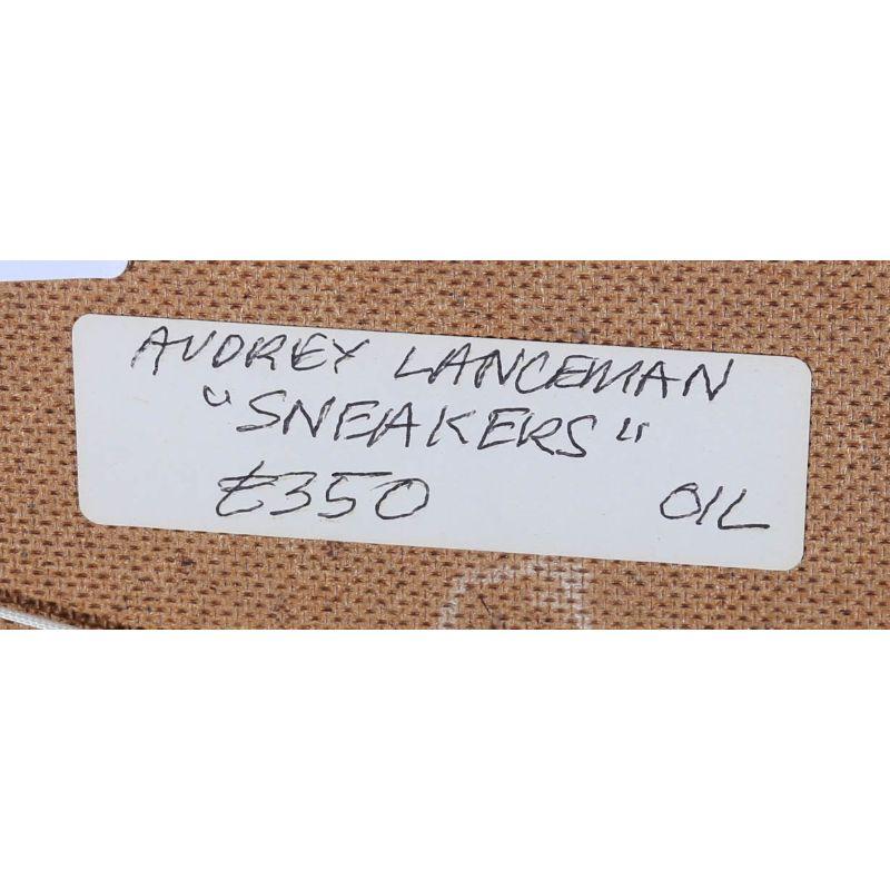 Audrey Lanceman (b.1931) - 20th Century Oil, Sneakers For Sale 3