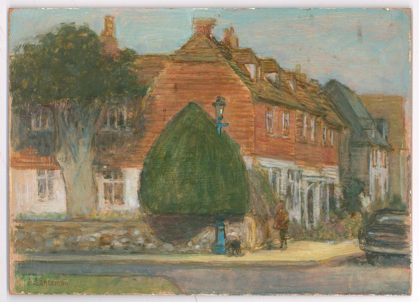 Audrey Lanceman (nata nel 1931) - Olio del XX secolo, La periferia 1