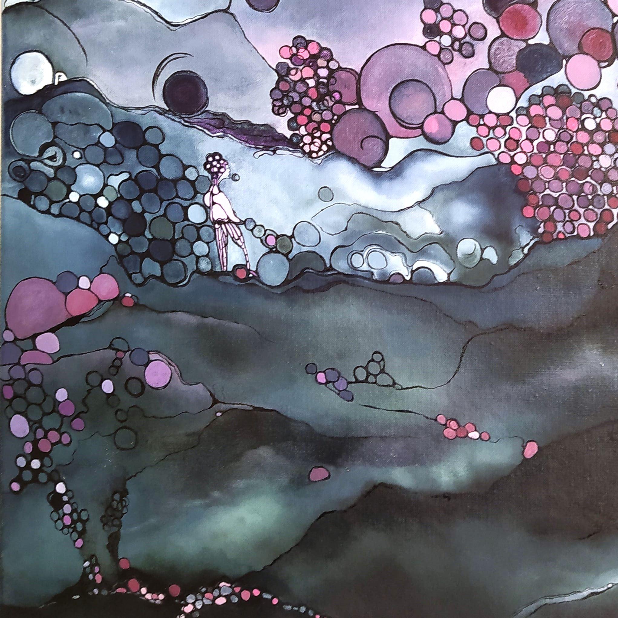 Arte contemporanea francese di Audrey Margeridon - Bulle de Nuages in vendita 1