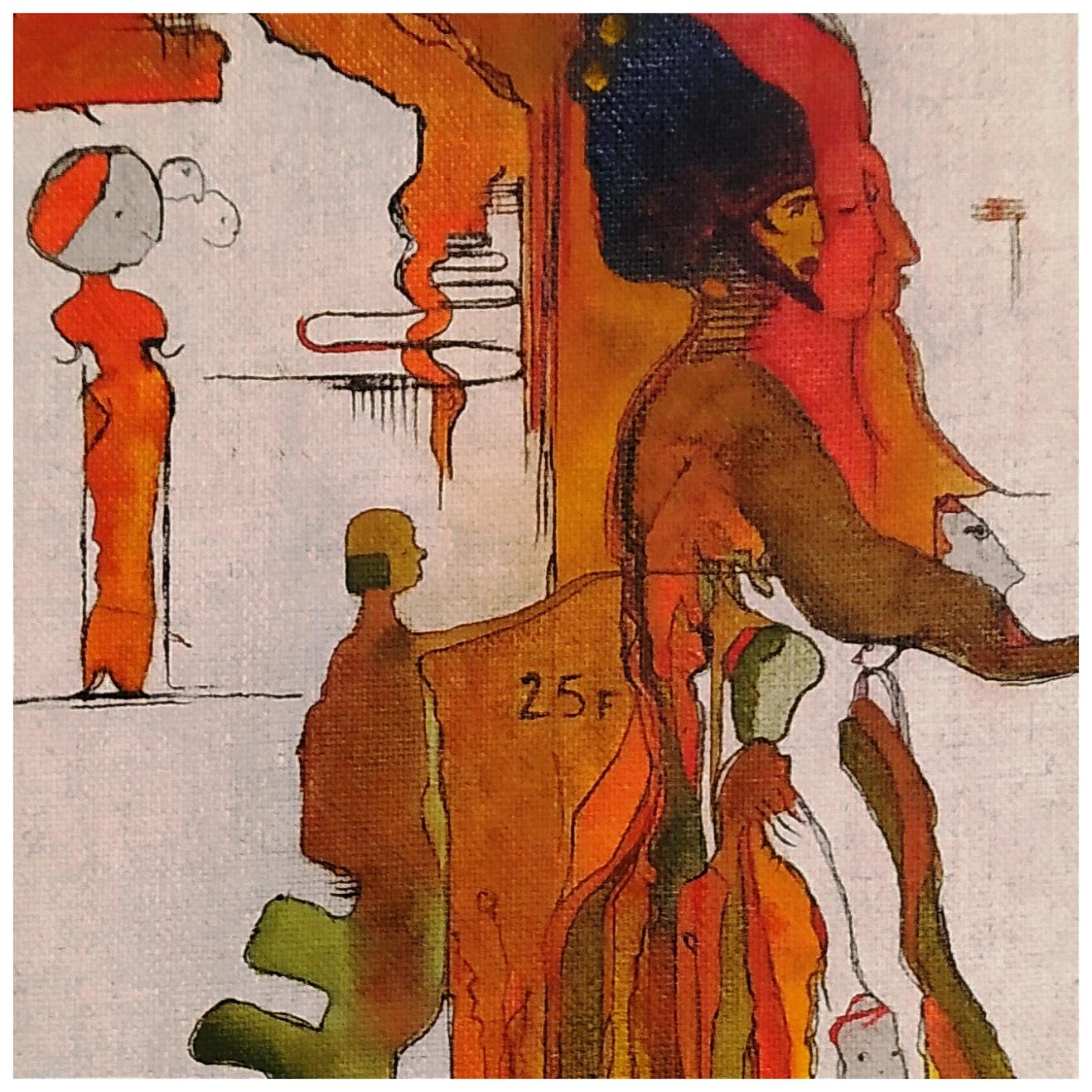 Arte contemporanea francese di Audrey Margeridon - Timbre à la Barbe in vendita 1
