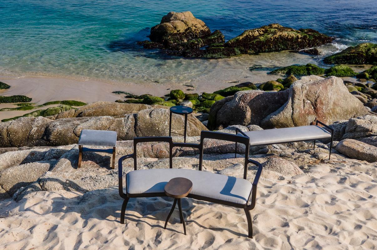 Laiton Table d'appoint Audrey en vente