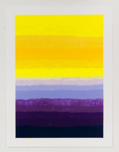 Audrey Stone, Il fait plus frais à l'ombre, 2016, Champ de couleur, abstraction.