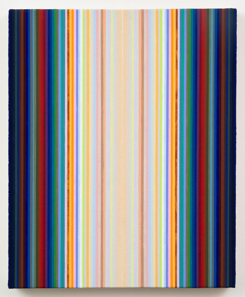 Audrey Stone, So Sensitive, 2014, Minimalistische Abstraktion, Acrylfarbe, Pigment 1