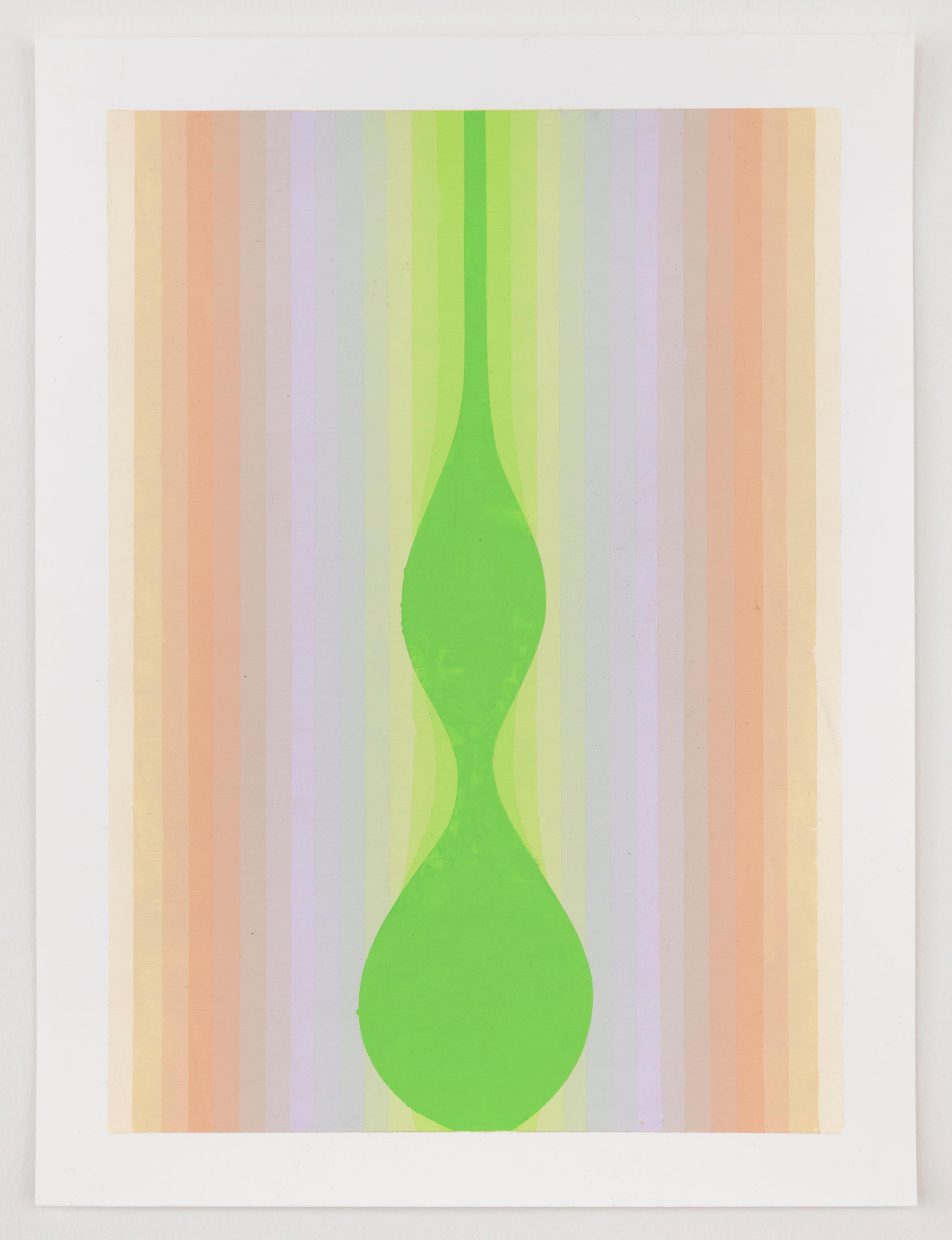 Audrey Stone, Study for Center Flow, 2018, Color Field, Abstraction