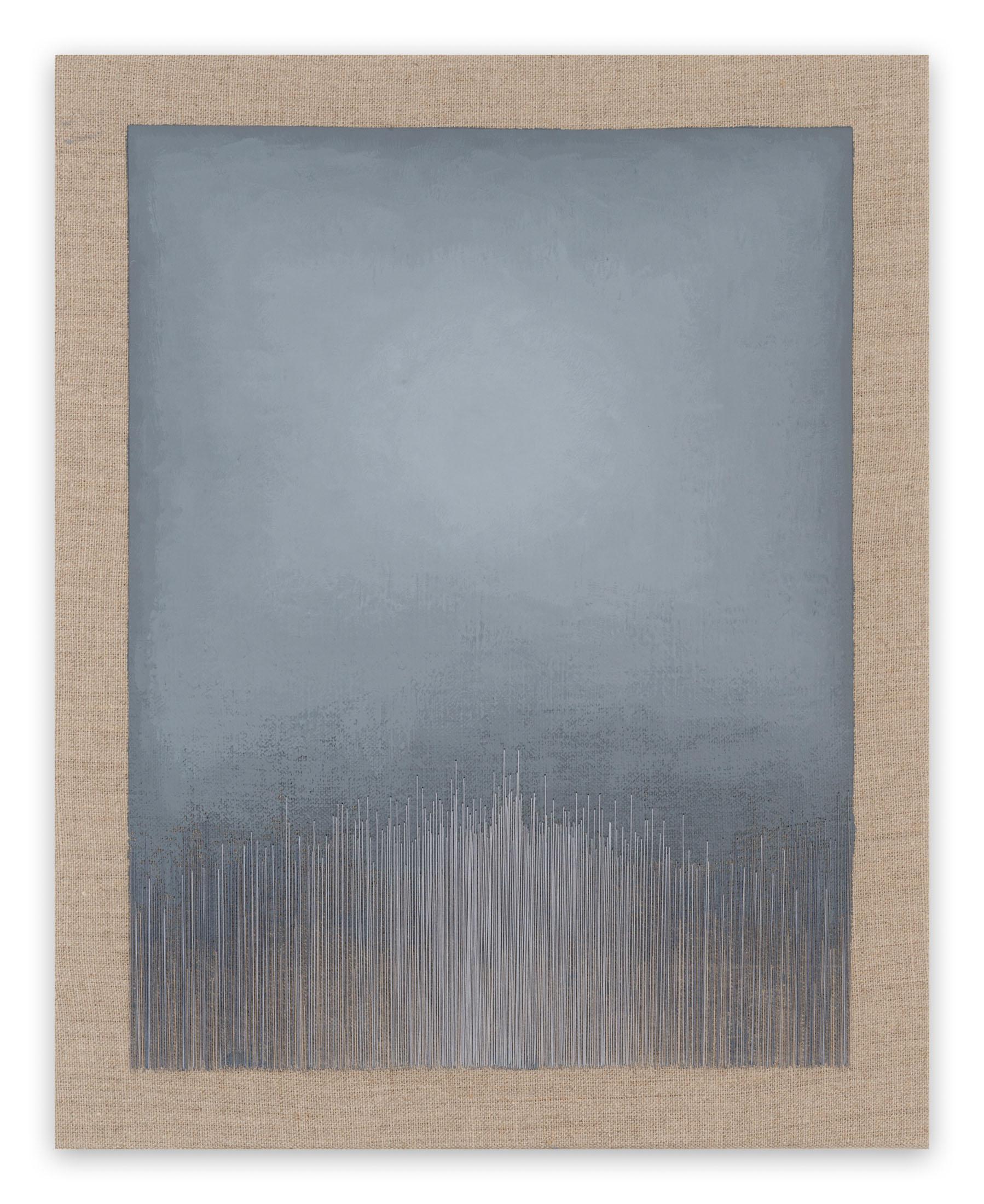 Audrey Stone Abstract Painting - Grey