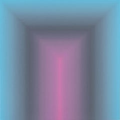 Keep Close, Square Abstract Painting with Stripes in Pink, Violet, Light Blue