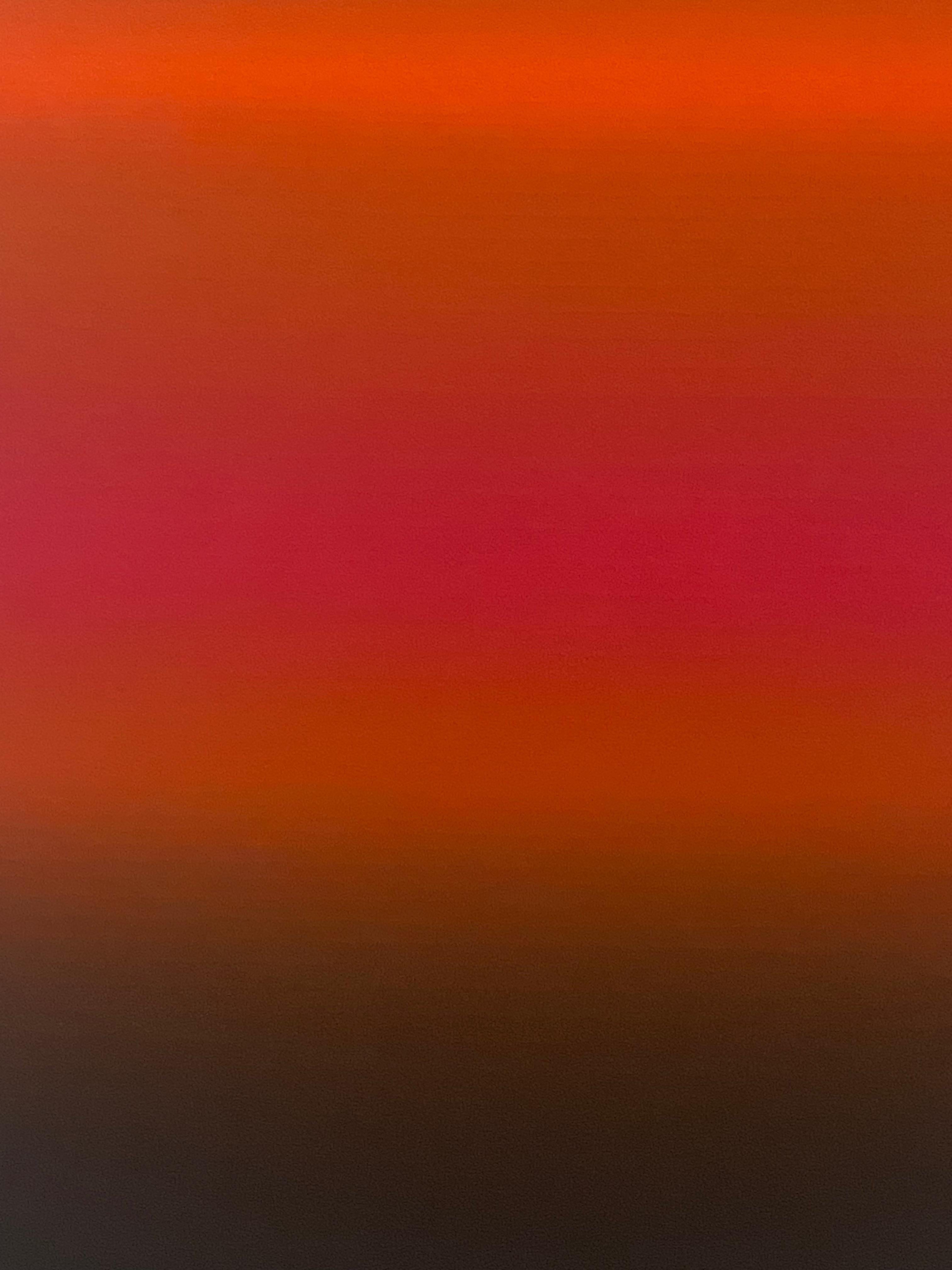 Roma Uno - Pittura acrilica astratta contemporanea Strisce sfumate, 2023 in vendita 7