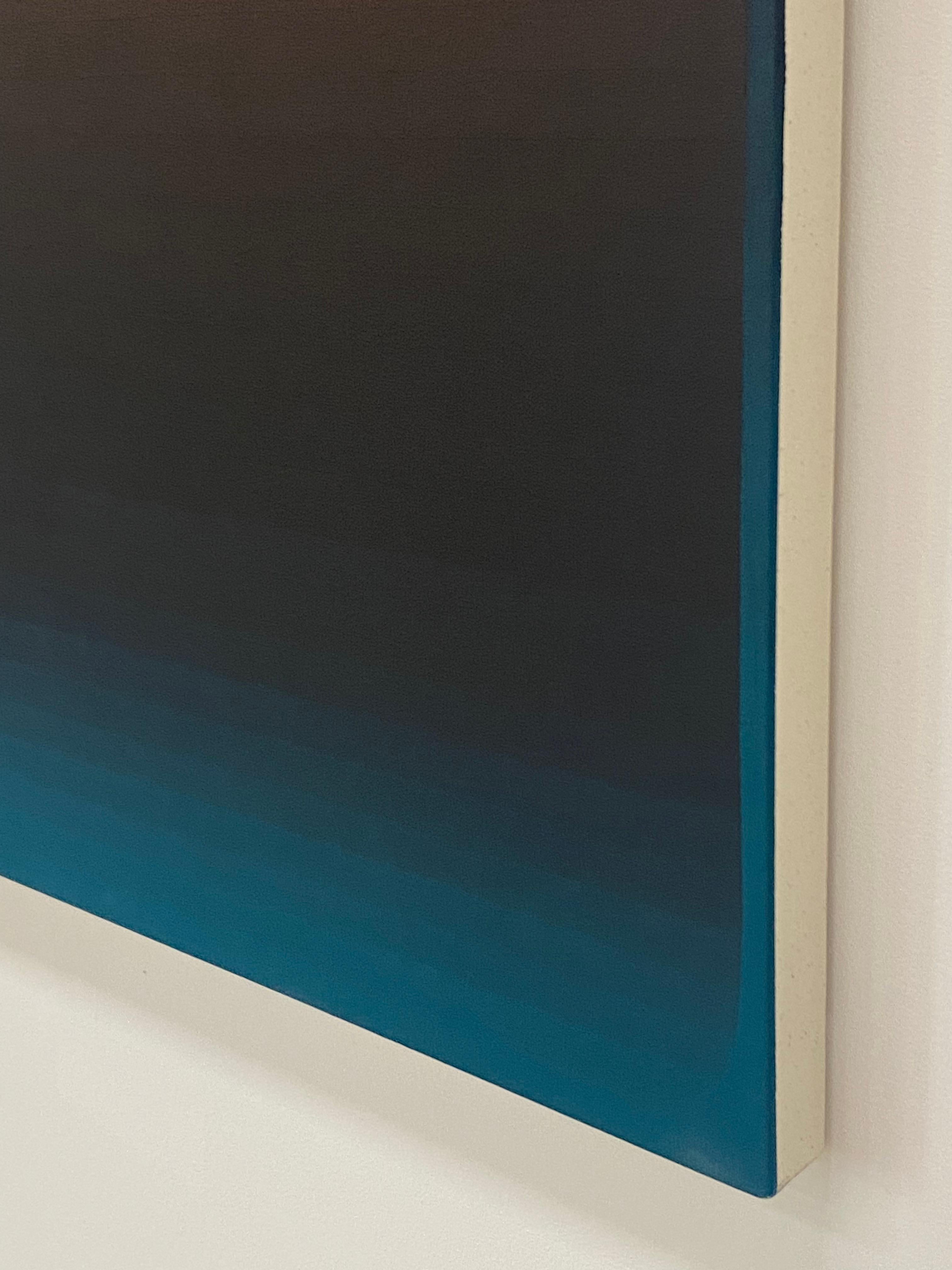 Roma Uno - Pittura acrilica astratta contemporanea Strisce sfumate, 2023 in vendita 12