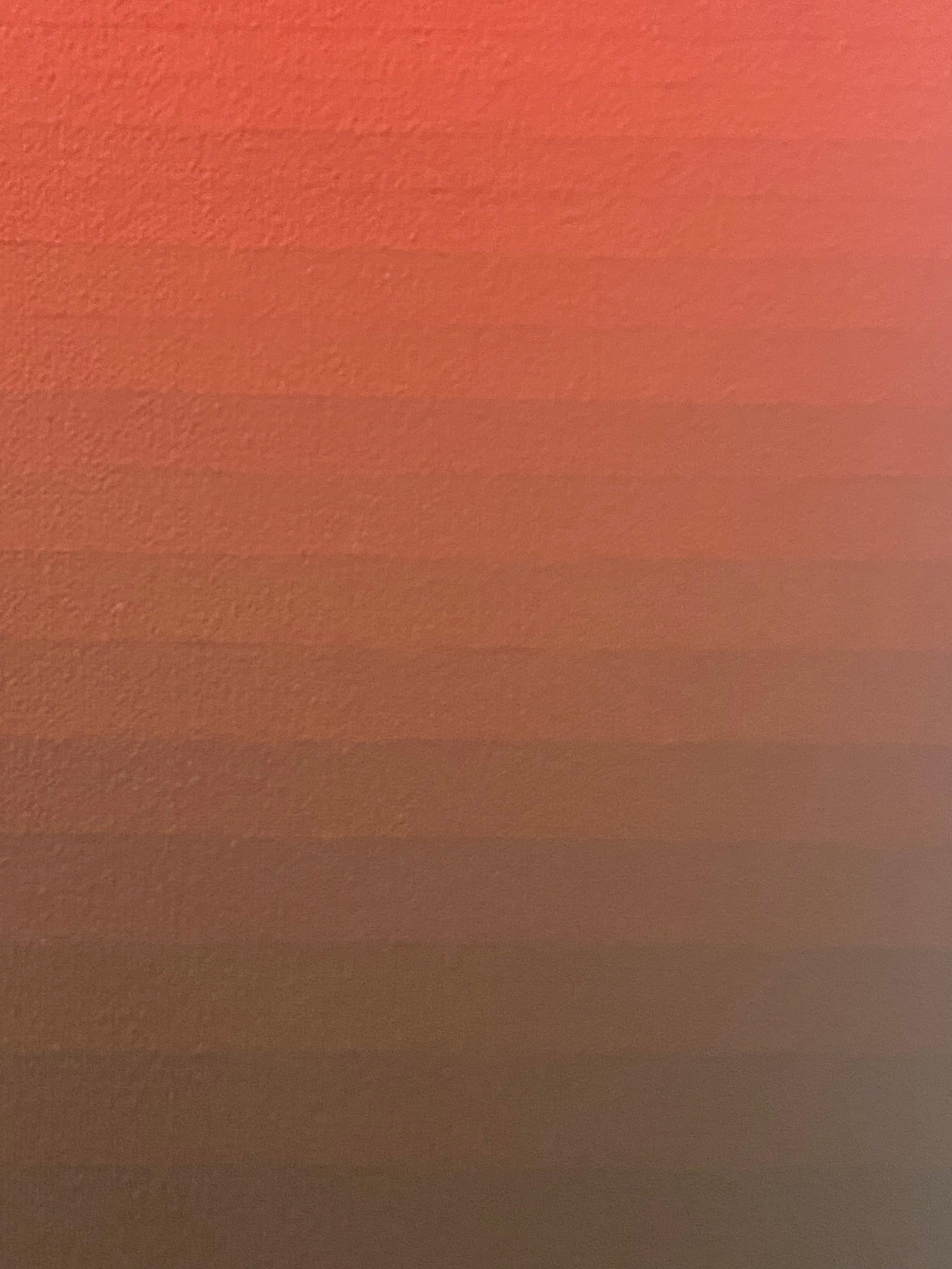 Roma Uno - Pittura acrilica astratta contemporanea Strisce sfumate, 2023 in vendita 2