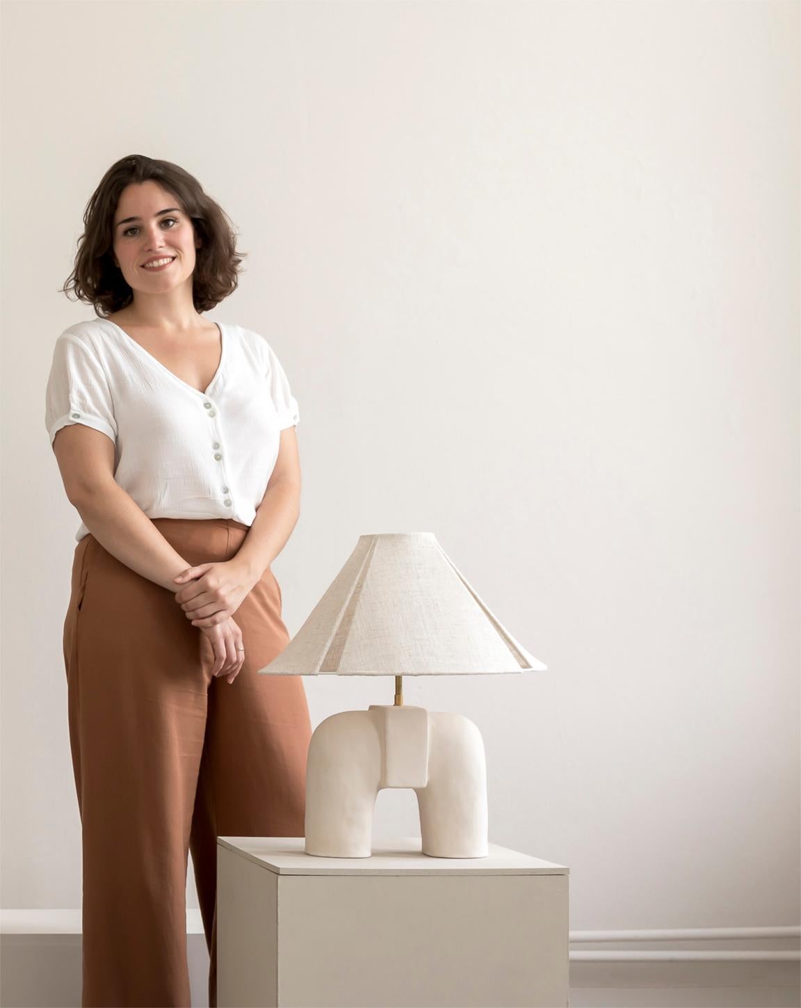 XXIe siècle et contemporain Lampe de table Audrey par Cuit Studio en vente