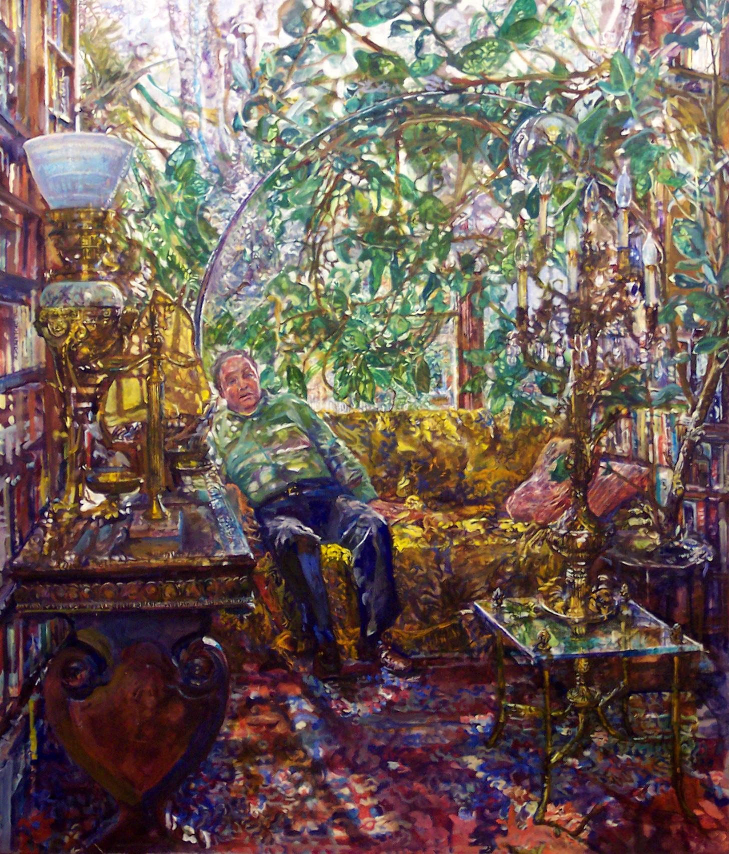 Portrait Painting di Audrey Ushenko - Tra i miei ricordi: opere d'arte nel genere del realismo narrativo