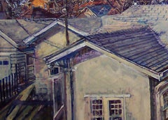 Rooftops : artwork in the genre of narrative realism