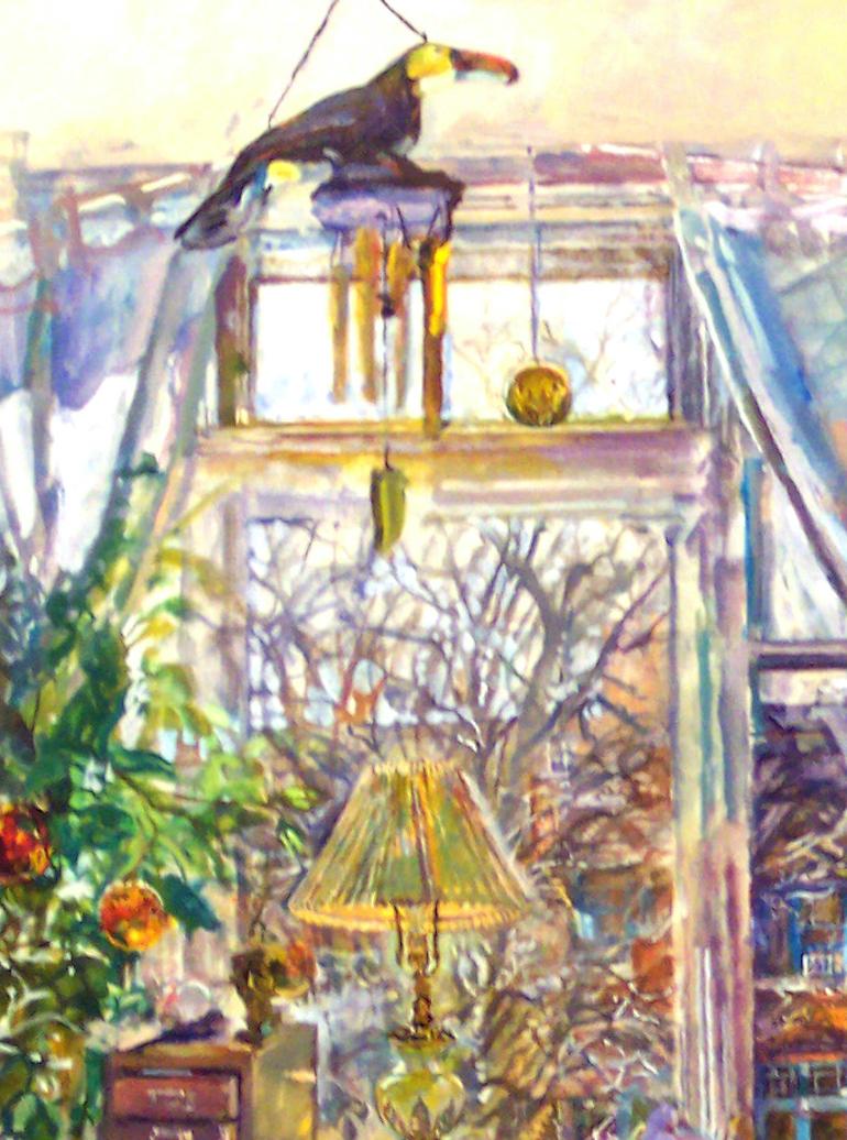 Conocer mi destino : obras de arte en el género del realismo narrativo - Painting de Audrey Ushenko