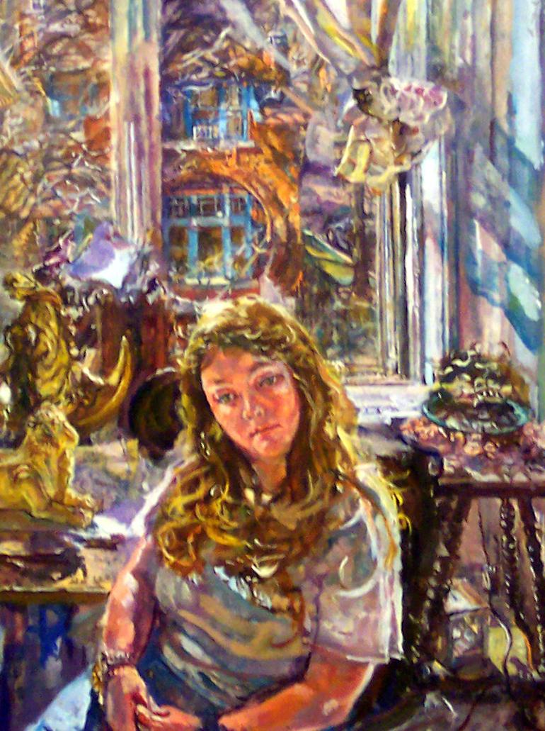 Conocer mi destino : obras de arte en el género del realismo narrativo - Painting Realista de Audrey Ushenko