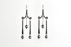 Audrey Werner, Pendientes de plata de ley y ágata, Estados Unidos, 1998