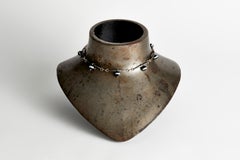 Audrey Werner, Collar bandeado de plata de ley y ágata, Estados Unidos, 1998