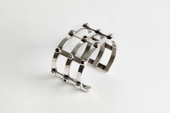 Audrey Werner, Pareja de brazaletes jaula de plata de ley y citrino de Madiera, EE.UU., 2001