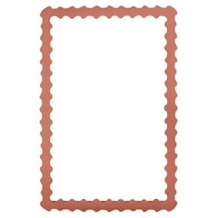 Audubon Bamboo Rectangle Mirror in Red Earth