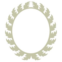 Audubon Oval Mirror in Cooking Apple Green