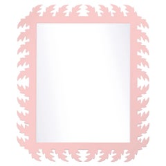 Audubon Rectangle Mirror in Authentic Pink