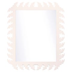 Audubon Rectangle Mirror in Frosted Petal