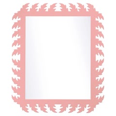 Audubon Rectangle Mirror in Pink Punch