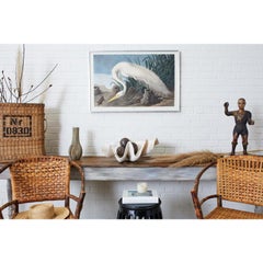 Audubon White Heron Plate #386 Havell