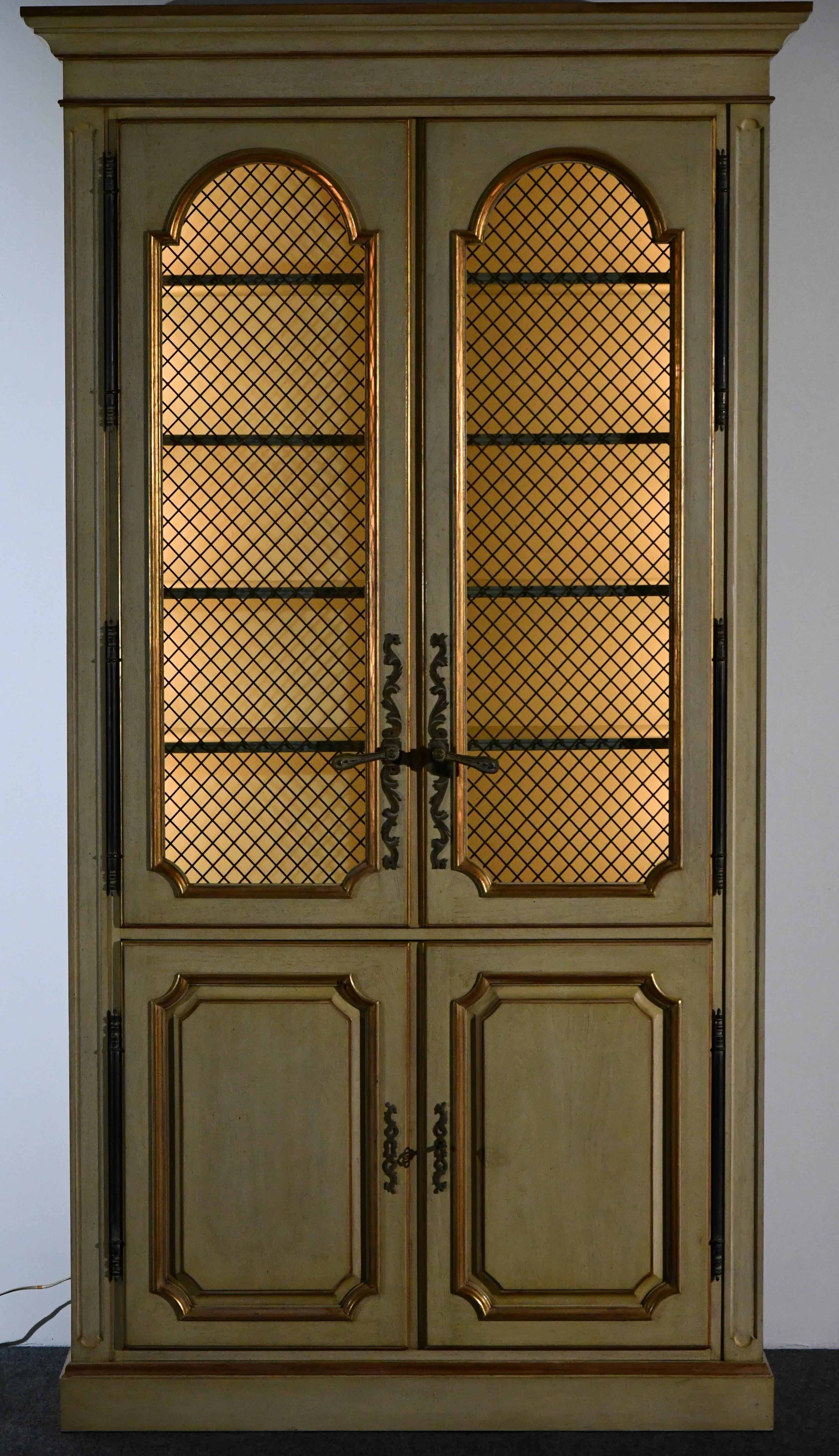 American Auffray & Co. French Country Cabinet, 1980s