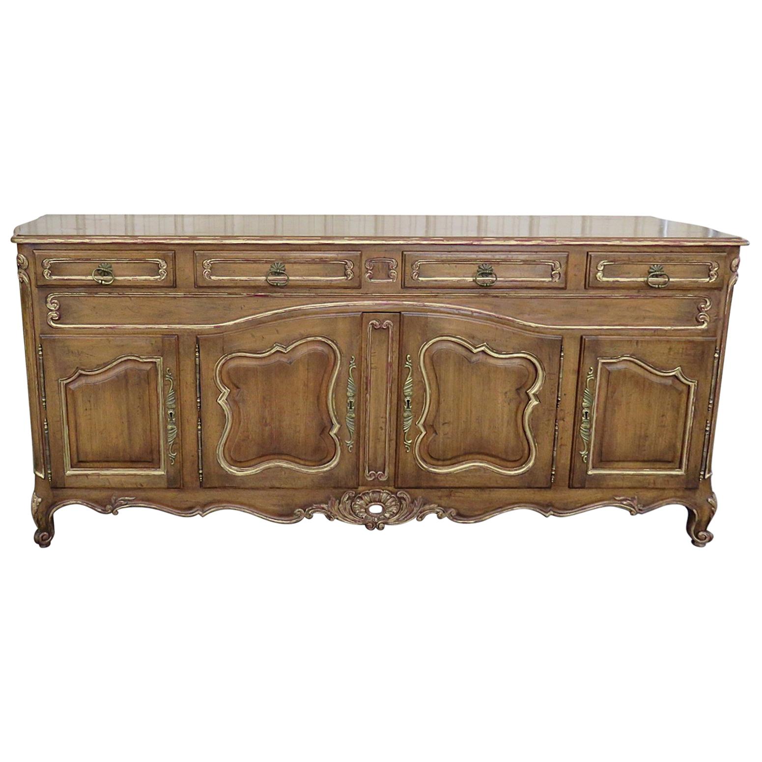 Auffray Attributed Antique Style Louis XV Country French Sideboard Buffet Server