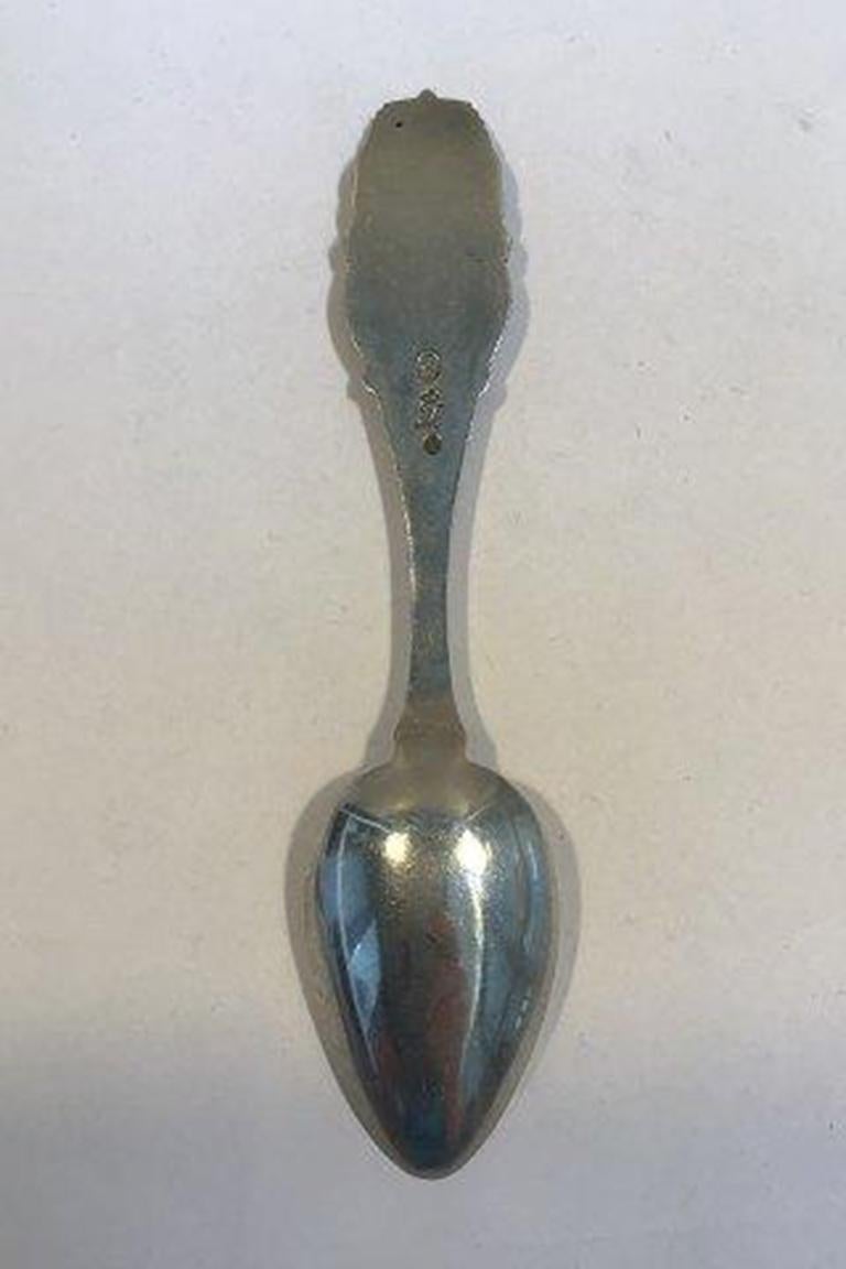 Aug. Thomsen Silver Christmas Spoon, 1923 In Good Condition For Sale In Copenhagen, DK