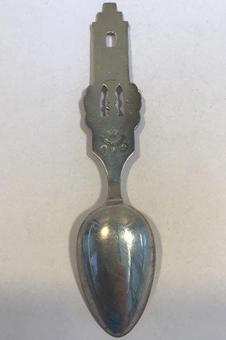 Aug. Thomsen Silver Christmas Spoon 1925 In Good Condition For Sale In Copenhagen, DK