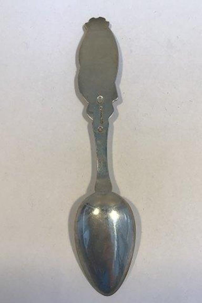 20th Century Aug. Thomsen Silver Christmas Spoon, 1930 For Sale