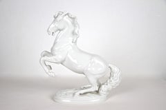 Augarten Porcelain Horse Sculpture by Augarten Vienna, Austria circa 1937