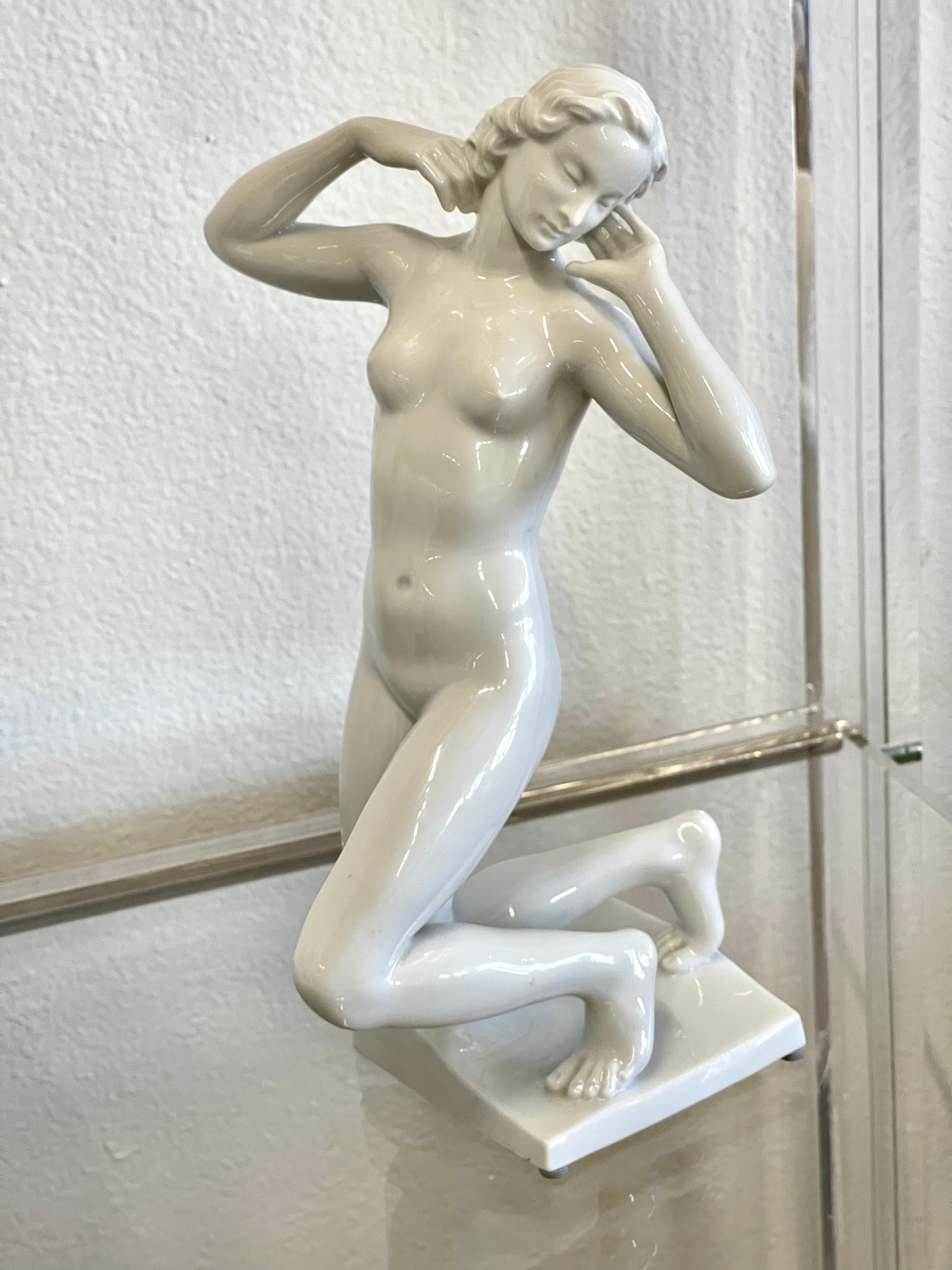 Augarten Vienna Porcelain Figurine Nude For Sale 4